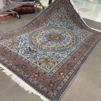 فرش دستباف کرک قم ۴۰ رج اعلا رنگ طوسی|فرش|کرج, مشکین‌دشت|دیوار