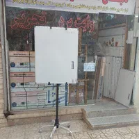پایه مدیریتی فلزی چرخ دار مناسب تخته وایت برد