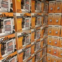 بخاری برقی/شیشه ای/کم مصرف/سفید