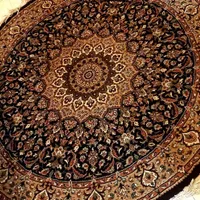 ۲ فرش گرد نو بافت مشهد