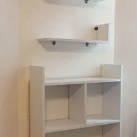 ست کتابخانه ام دی اف و ۳ عدد شلف MDF|کتابخانه، شلف، قفسه‌های دیواری|سنندج, |دیوار