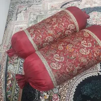 رو بالشی ترمه رنگ زرشکی|رختخواب، بالش، پتو|تهران, امیریه|دیوار