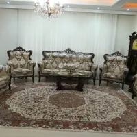 مبل ۹ نفره استیل و ۶نفره ناهار خوری از چوب راش|مبلمان خانگی و میز عسلی|تهران, حکیمیه|دیوار