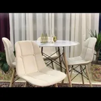 ناهارخوری پایه چوب پارچه ای lamseh