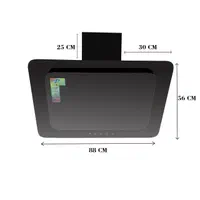 هود توکار و روکار عرض دارای فیلتر ذغالی