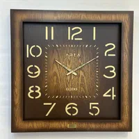 ساعت دیواری مربع بزرگ