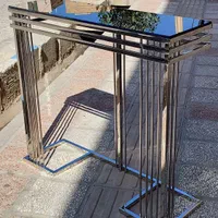 کنسول استیل کنسول آینه استیل کنسول آرایش کد۰۰۳