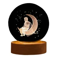 گوی شیشه ای بزرگ چراغ خواب