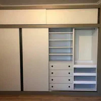 کمددیواری تخت و کابینت باکسی1235