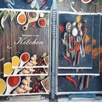 فرش ماشینی فانتزی و اسپرت آشپزخانه طرح ادویه جدید