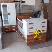 تخت *نوزادی*2منظوره*تشک*