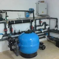 اجرای لوله گذاری استخر و جکوزی و موتورخانه و ...