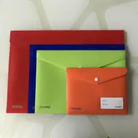 پوشه دکمه دار پاکت طلق کاور پلاستیکی