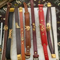 دستبند چرم طبیعی