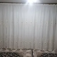 پرده پذیرایی گل برجسته|پرده، رانر، رومیزی|نسیم‌شهر, |دیوار