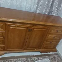 کنسول تمام چوب زیر خاکی عتیقه کمد