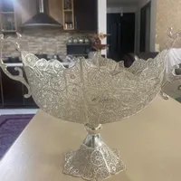 کشکول ملیله کاری آب نقره|صنایع دستی و سایر لوازم تزئینی|طرقبه, |دیوار