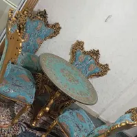 میز نهار خوری سلطنتی|میز و صندلی غذاخوری|مرودشت, فاز دوم شهرک فرهنگیان|دیوار