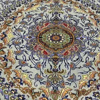 فرش دستباف کرک قم ۴۰ رج اعلا رنگ طوسی|فرش|کرج, مشکین‌دشت|دیوار
