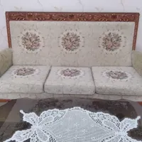 مبل استیل هشت نفره به همراه ناهار خوری|مبلمان خانگی و میز عسلی|تهران, کوی فراز|دیوار