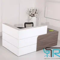 *کانترپیشخوان میزمبل لوازم آفیس چرم براق چسترکد229