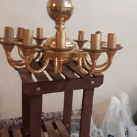 خریدار فروش لوستر برنجی برنزی آبکاری|لوستر و چراغ آویز|تهران, شهرک غرب|دیوار
