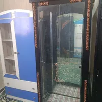 ۲عددبوفه به همراه ویترین وکمدلباسی بچه وکمدفلزی|بوفه، ویترین، کنسول|لردگان, |دیوار