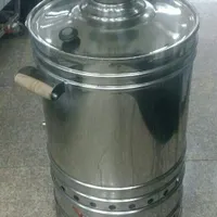 سماور ترموس گازی برقی بزرگ صنعتی هیئتی بشکه ای|سماور، چای‌ساز، قهوه‌ساز|رشت, منظریه|دیوار