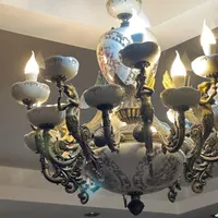 لوستر برنز|لوستر و چراغ آویز|تهران, دبستان|دیوار
