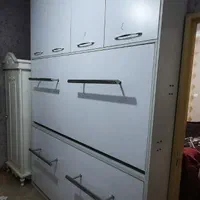تخت کمجا کابینت کمد دیواری ریلی جاکفشی دکور