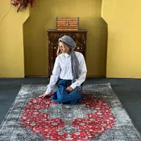 فرش کاسپین مدل رستا مدرن وینتیج ۱۲و۹و۶ متری