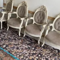 مبل 9نفره با میزبان ومیزومیز عسلی|مبلمان خانگی و میز عسلی|ماهدشت, |دیوار