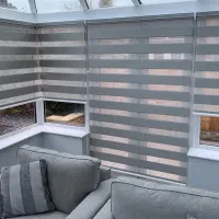 پرده زبرا ساده مخصوص ویلا