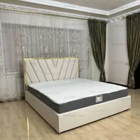 تخت خواب تمام ام دی اف دونفره و یکنفره مدل میلانو|تخت و سرویس خواب|قروه, |دیوار