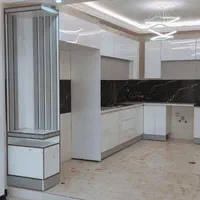 کابینت تولیدی درب کارگاه کرونی