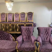 میز ۸ نفره چوب راش در حد نو و راحتی ۷ نفره|میز و صندلی غذاخوری|تهران, جیحون|دیوار