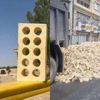 آجر ۱۰ سوراخ کارخانه دامغان