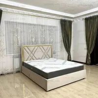 تخت خواب تمام ام دی اف دونفره و یکنفره مدل میلانو|تخت و سرویس خواب|قروه, |دیوار