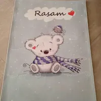 فرشینه کودک پشت چرم در حد نو