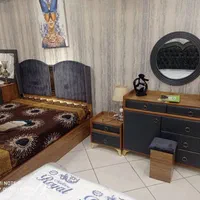 تخت * سرویس خواب *آیینه کنسول*پاتختی *تشک