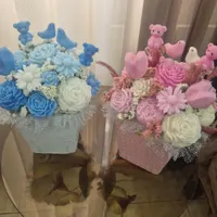 فروش باکس گل شمع