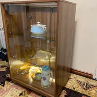 پیشخوان ام دی اف ویترین چرخدار سفارشی