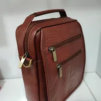 کیف چرم اصل دوشی کراس بادی قهوه‌ای جادار چرم طبیعی|کیف، کفش، کمربند|تهران, امیریه|دیوار