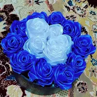 گل ربانی و یک عدد شاخه گل طلق رنگی|گل مصنوعی|برازجان, |دیوار