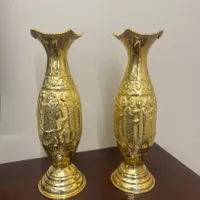 ۳ عدد گلدان برنزی قدیمی