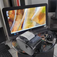 صندوق فروشگاهی HP ،فیش پرینتر ،بارکد خوان