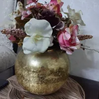 دو عدد گل وگلدان خارجی قابل شستشو