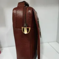 کیف چرم اصل دوشی کراس بادی قهوه‌ای جادار چرم طبیعی|کیف، کفش، کمربند|تهران, امیریه|دیوار