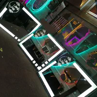 آینه لوگو دار بک لایت|آینه|ارومیه, |دیوار