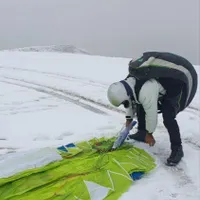 پروازتفریحی آموزش خلبانی پاراگلایدر باخلبان بالگرد